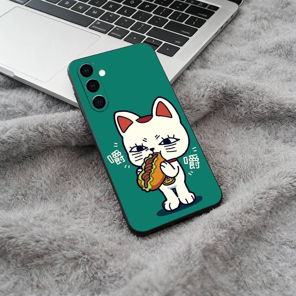 Dan-da-dan Turbo Phone Case For Samsung Galaxy A73,A71 A72,A70,A53,A52,A51,Soft Silicone Black Cover