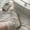 Sheepskin Version~ Ballet Satin Velcro Inner Height Increase Mary Jane Casual Shoes Women's Spring and Summer