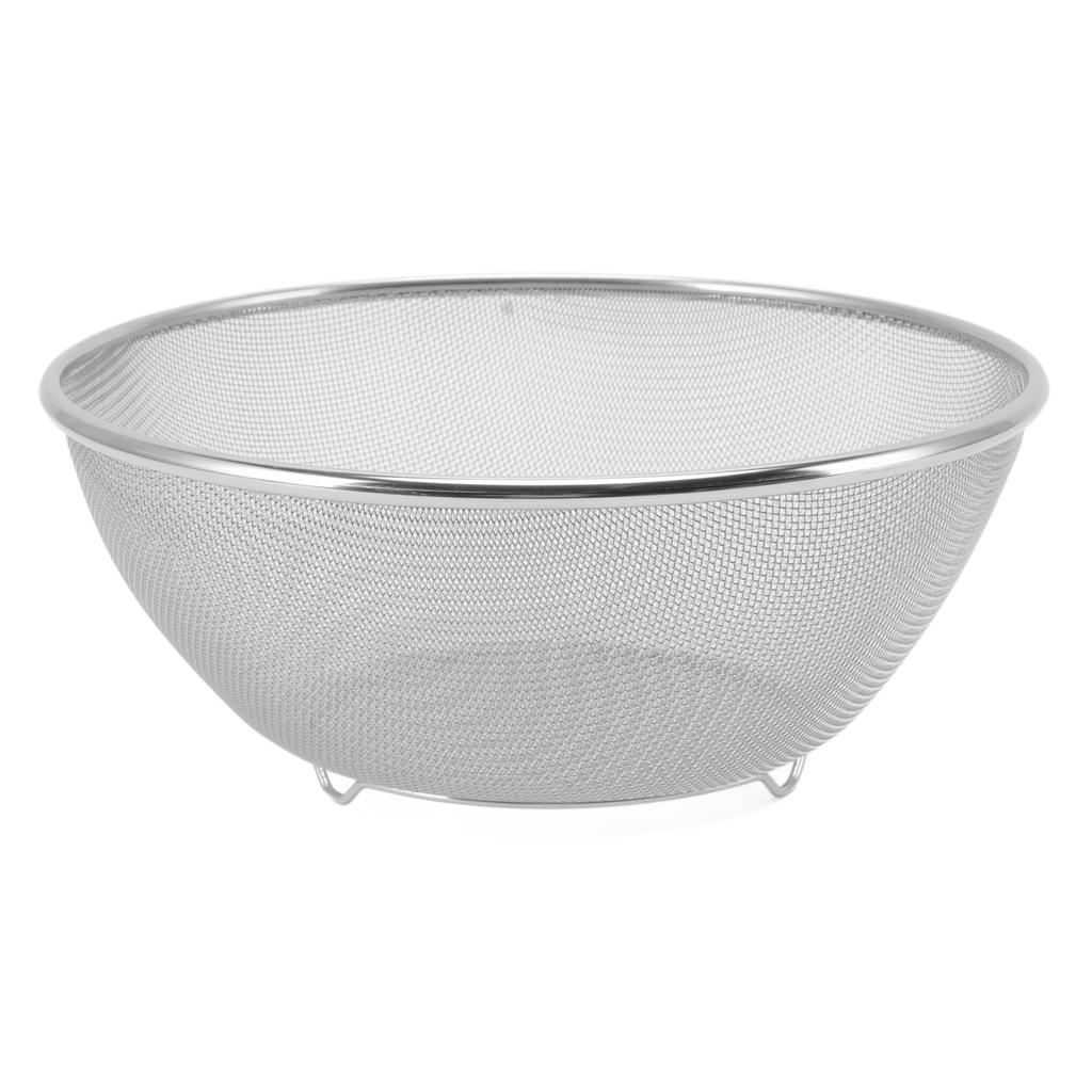 Дуршлаг из нержавеющей стали Быстрый дренаж Диаметр 24 см Безопасный пищевой материал Салатник