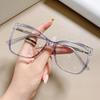 Vintage Fashion Hyperopia Reading Glasses Female Luxury Brand Oversized Square Eyeglasses Women Prescription Magnifying Glasses