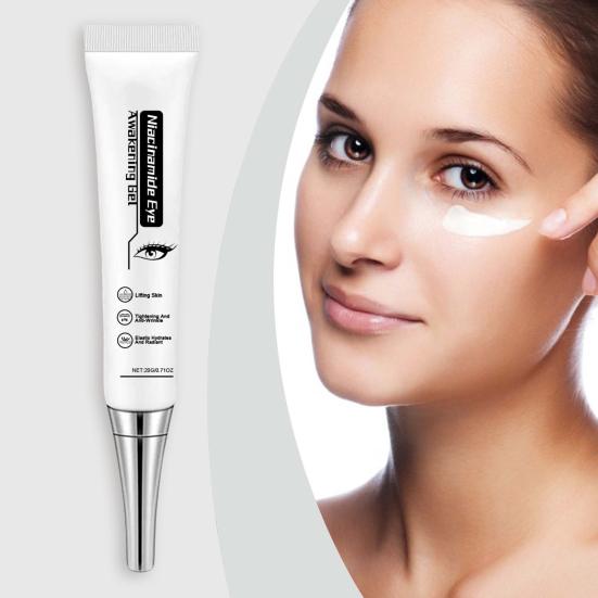 Крем-гель для глаз с ниацинамидом устраняет мелкие морщинки, темные круги, устраняет морщины, сыворотка для глаз увлажняет, укрепляет кожу, арбутин, глутатион, антивозрастной крем для глаз