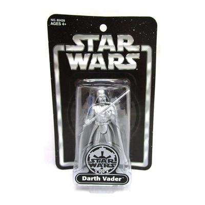 STAR WARS Saga 2004 Эксклюзивный серебряный Дарт Вейдер