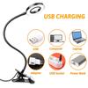 Flexible LED Vertical Lighting Desk Lamp Desktop Work Writing Lamp Bedroom Adjustable Clamping Bed Light Writing Reading Lamp