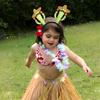 Tropical Summer Headwear Luau Palm Antler Headband Party Costume Stall Pedlar Supply for Picnic Pool Parties