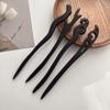 Ladies Women Carved Hanfu Hairpins Hair Accessories Chinese Style Hair Fork Wooden Hair Sticks