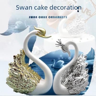 Украшения для торта «Лебединая корона»: Элегантные аксессуары для дня рождения/кондитерские изделия на День матери и не только