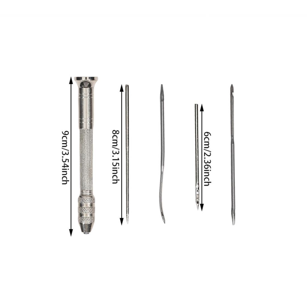Многофункциональный набор кожаных швейных шил, сменные инструменты для ремонта обуви, набор, пробойник, конус для сшивания, иглы, сделай сам, шитье, кожгалантерея