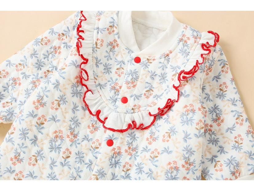 Baby Jumpsuit: Quilted, Warm Cotton Suit for Newborns (Spring, Autumn, Winter)