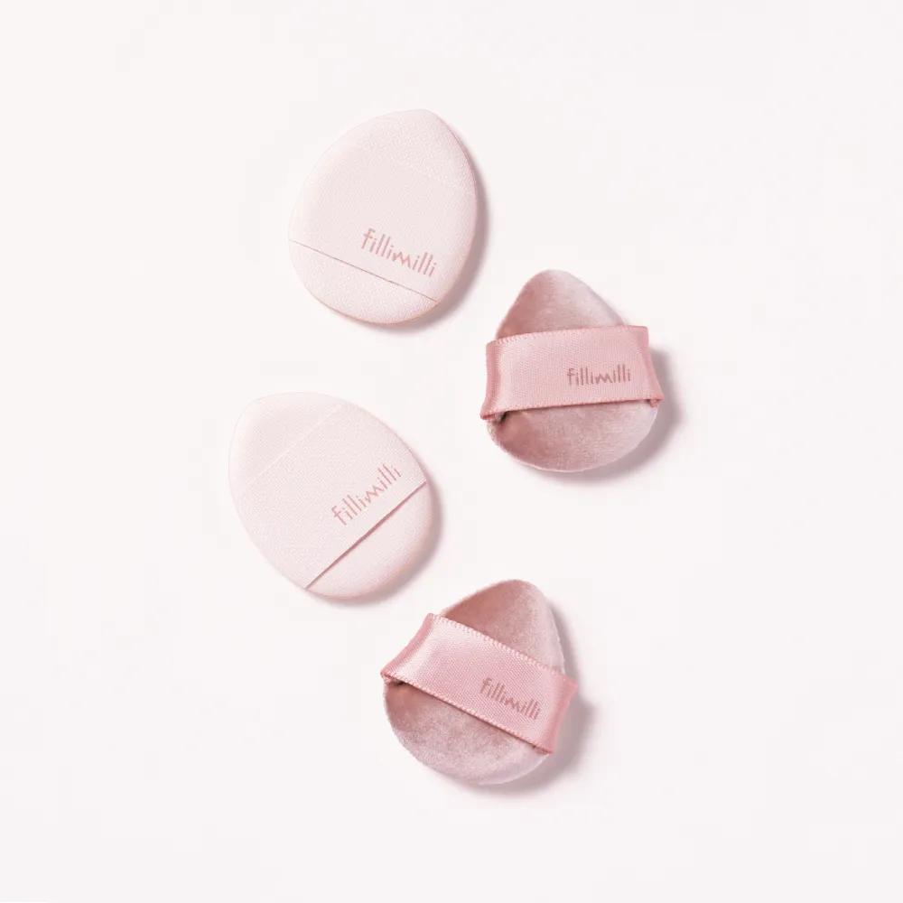 Fillimilli Mini Tapping Puff (Base & Blush) (4P) Set (+Case)