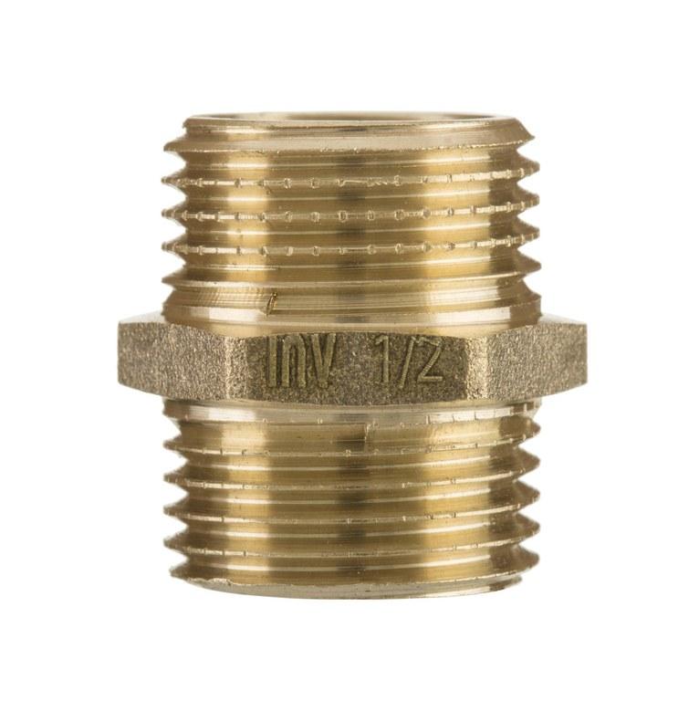 Brass Nipple 1/2"" Male/Female