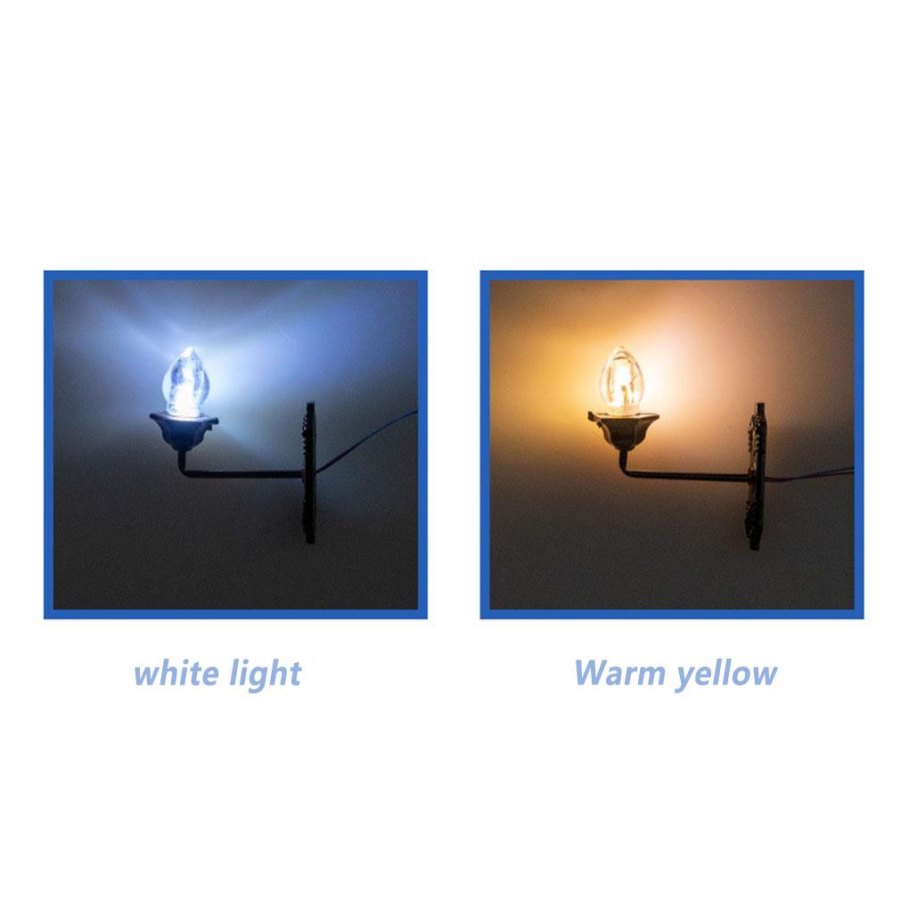 Микро Ландшафтный Настенный Светильник Аксессуары Маленький Сценический Макет Аксессуар Освещение Украшения DIY Строительный Светильник Модель Светильники Декор