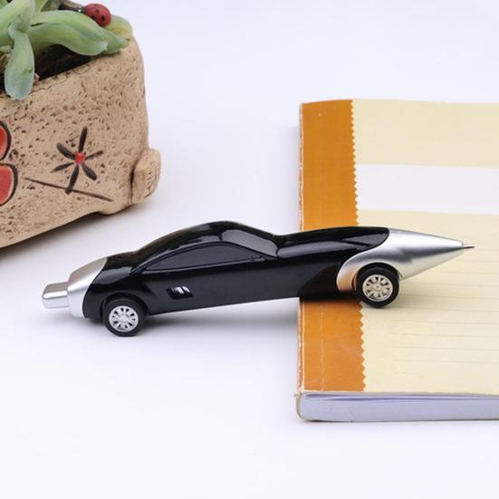 Car Toy Pens with Real Rolling Wheels Fun Retractable Ballpoint Pens for Kids Party Favors School Supplies Novelty Gift