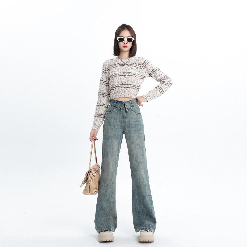 Бархатные джинсы для женщин зимой, супермягкие джинсы в пол в американском стиле для женщин зимой, а также расклешенные брюки из бархата для женщин зимой