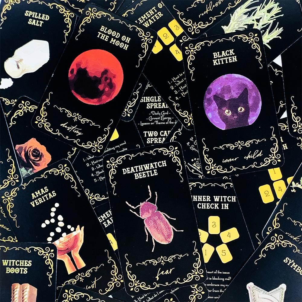 НОВАЯ колода Оракул Волшебная колода из 46 карт Английская версия карт для предсказаний, гаданий, семейного досуга