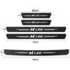 Carbon Fiber Car Sticker Protector Strip Auto Door Sill Waterproof Protect Film For Hyundai N LINE I30 I20 Sonata Accent Tucson Elantra