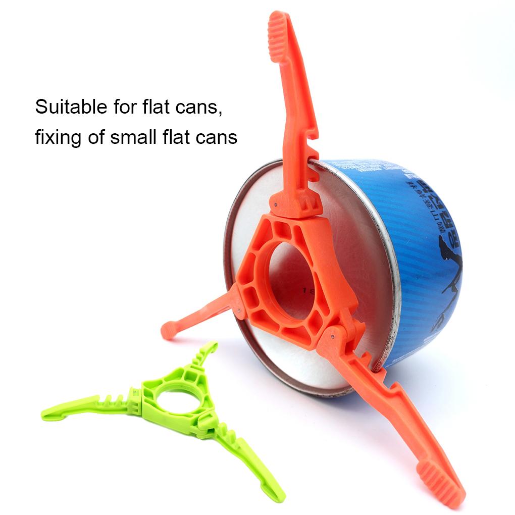 Подставка для цилиндров Портативный пластиковый складной держатель для цилиндров Нескользящий кронштейн Альпинистский рюкзак Штатив Туристическое снаряжение