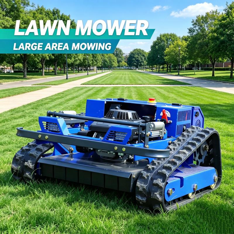 European Spot CE EPA Certified RC Lawn Mower Robot Lawn Mower Wireless Crawler Mower