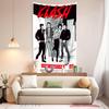 Rock And Roll Music Tapestry Heavy Metal The Clashs Wall Hanging Bedroom Decoration Large Fabric Dorm Backdrop Concert Decor
