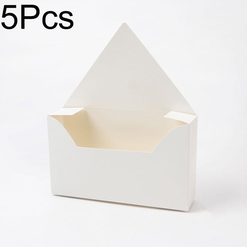 5Pcs Envelope Gift Box DIY Envelope Gift Paper Eco-Friendly Flower Box Bouquet Wrapping Printing