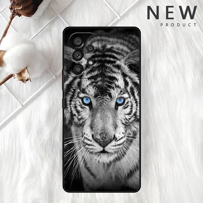 Чехол с изображением волка и льва для Samsung Galaxy A54 A52 A14 5G A53 A12 A13 A71 A23 A34 A33 A21s