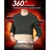 Luo Meng Men's Fleece-Lined Knitted Sweater BY010