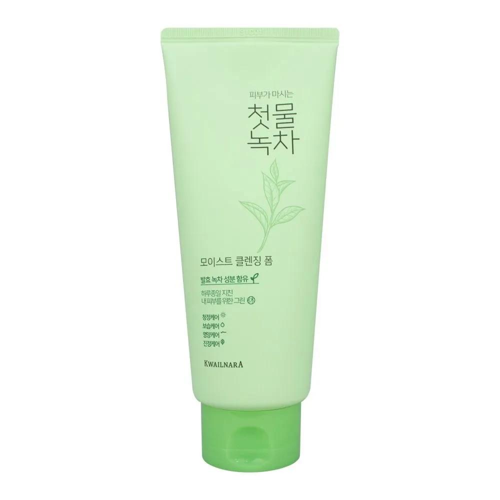 KWAILNARA First Harvest Green Tea Moist Cleansing Foam 180g