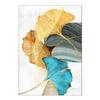 Blue Green Yellow Gold Plant Leaf Abstract Poster Nordic Canvas Print Wall Art Painting Modern Picture Living Room Decoration NO Frame