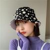 Spring Summer Portable Daisies Foldable Sun Hat Bucket Hat Fisherman Cap Beach Cap