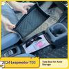 For Leapmotor T03 2024 2025 Car Central Storage Box Center Console Seat Storage Box