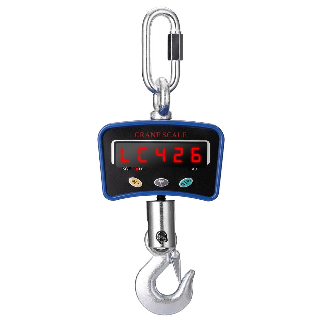 Мини ЖК-цифровые 1000 кг крановые весы портативные промышленные электронные тяжелые весы с крюком для подвешивания