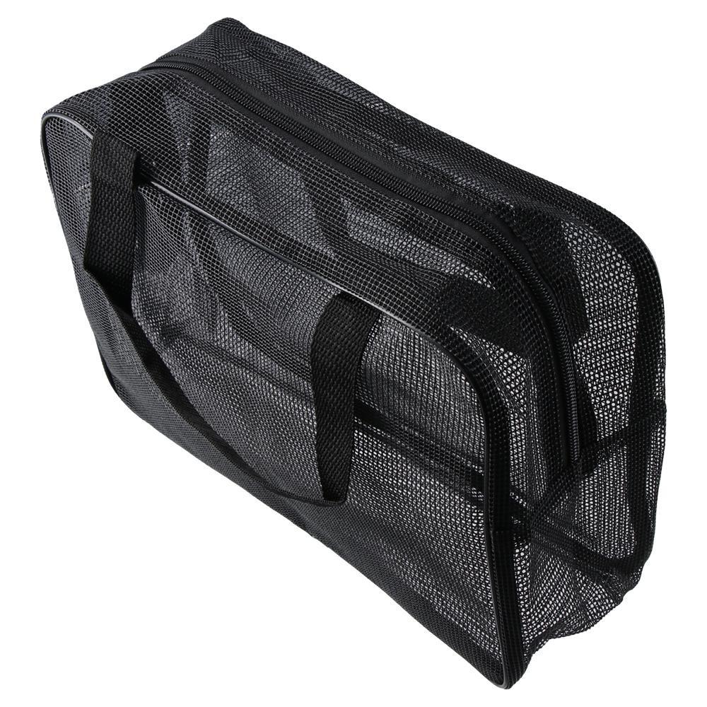Tote Bag Bathroom Carry Tote Easily Carry Mesh Shower Storage Bag Quick Dry Shower Mesh Shower Bag