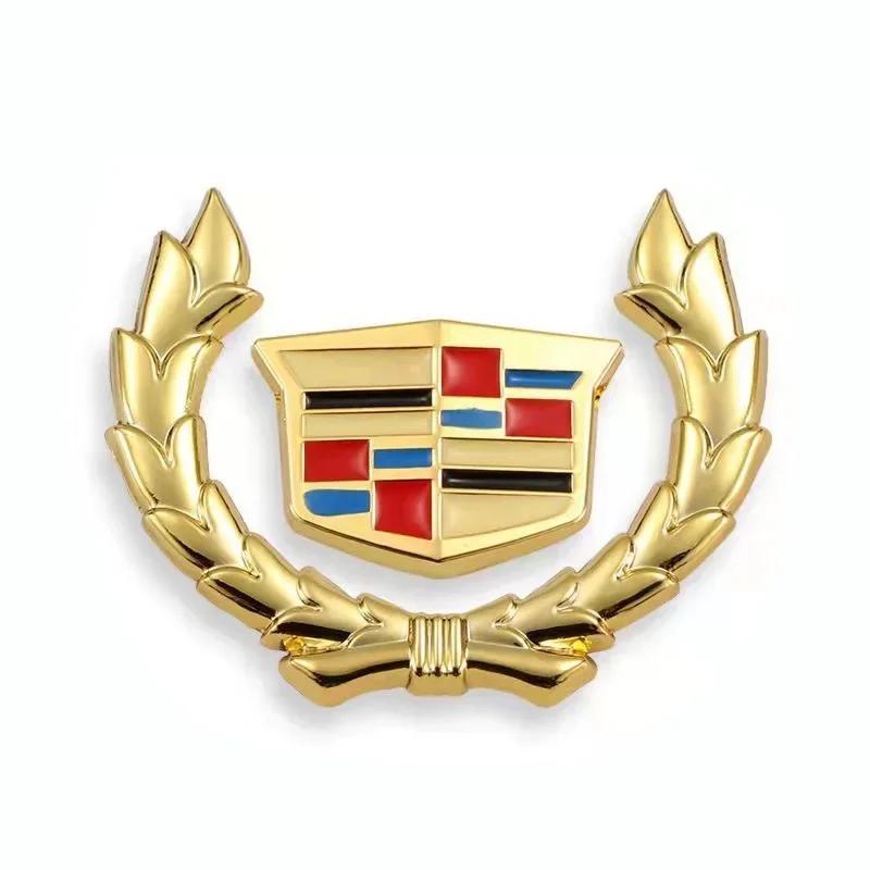 3D Metal for Cadillac Escalade CTS CT5 XT5 XTS XLR BLS SLS STS ATS XT4 CT4 2025 Car Body Rear Window Side Sticker Emblem Decals