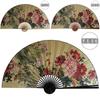 50x88cm Large Painting Paper Fan Wall Hanging Decorative Folding Fan Office Hall Home Living Room Decorative Fan Ventilador