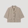 [She S miSS] Middle Sleeve Crop Jacket Swwjkp21080 Lw