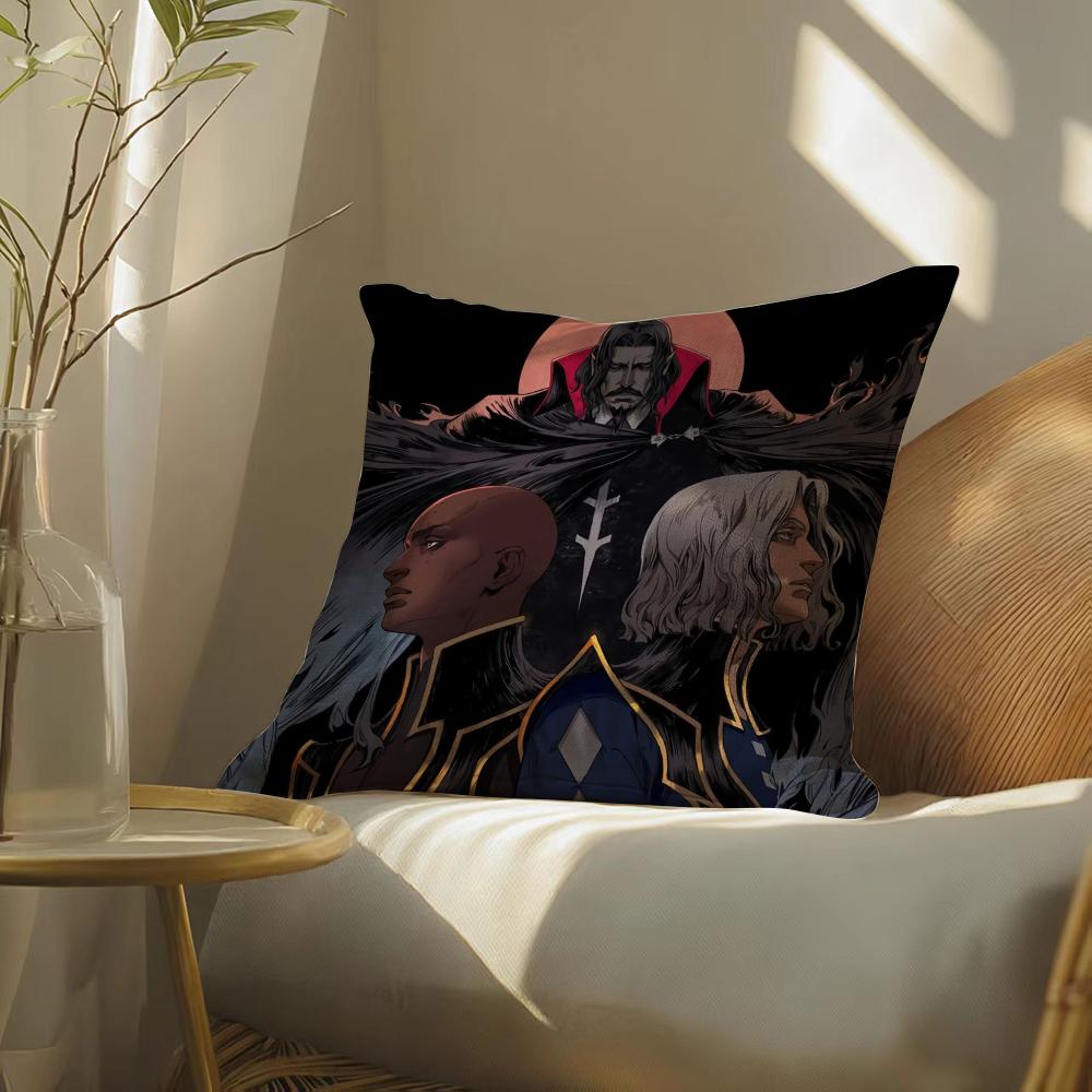 Castlevaniaanimegame Pillow Case Pillowcase, Double-Sided Printed, Sofa Cushion, Bedroom Headboard