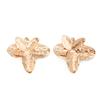 Ingemark Exaggerated Metal Petal Flower Drop Earrings Women Trend Vintage Irregular Piercing Earrings Grunge Jewelry Steampunk