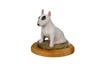 Bull Terrier, Bully I - Painted Figurine, Statue, Figure, Made by the Artist, Brand