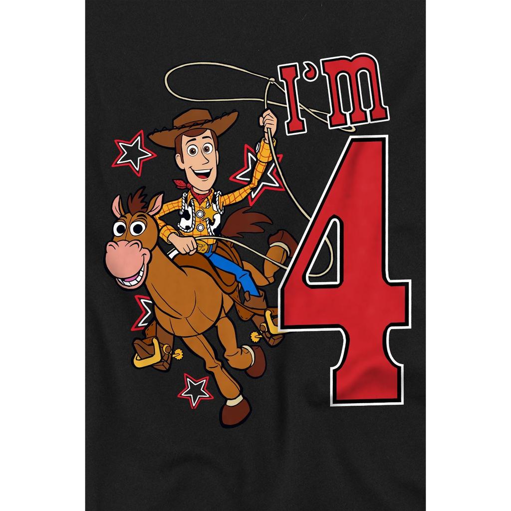 Toy Story Childrens/Kids I´m 4 Woody Birthday T-Shirt
