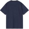 Carhartt WIP FW25 Весна/Лето Прочная футболка Свободная Выцветшая Винтажная Повседневная с Логотипом и Буквами с Коротким Рукавом Мужские Топы I036015-VQ-4G