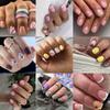Star Flowers Fake Nails Butterfly Nail Tips Fashion False Nails  for DIY