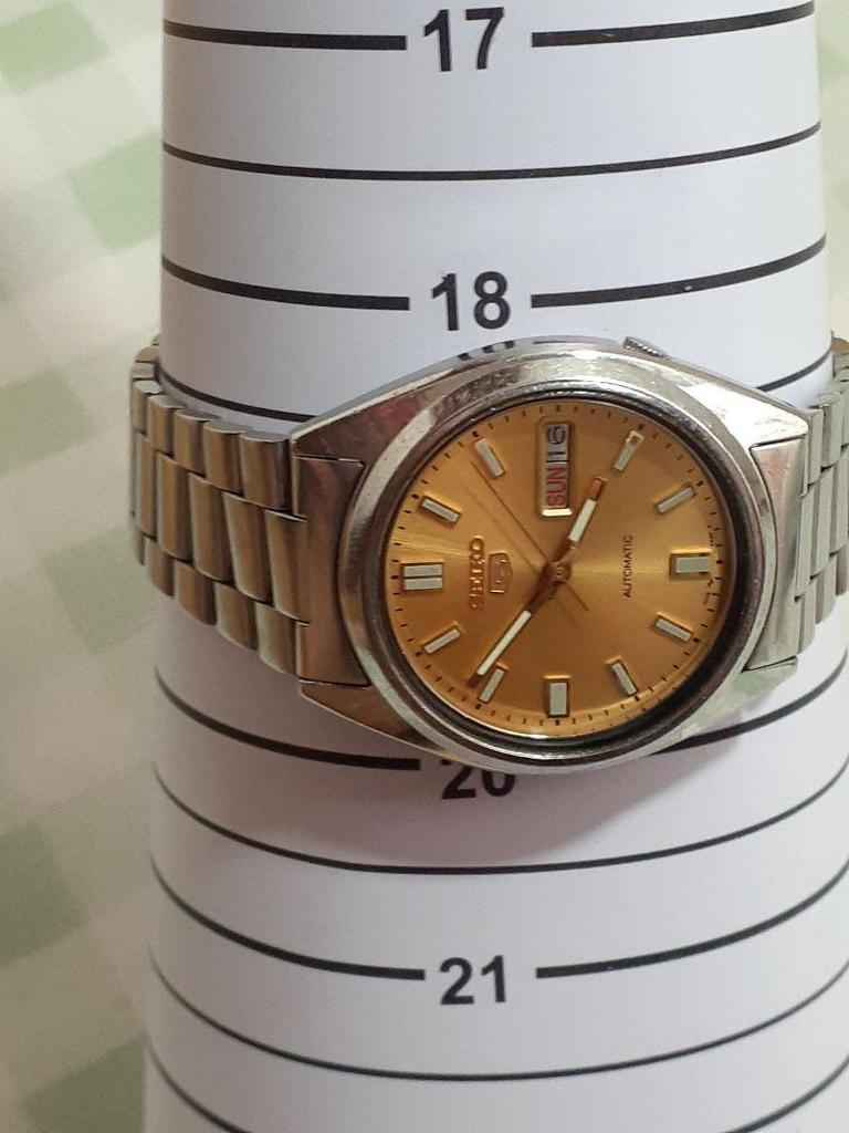 [Б/У] Автоматические часы SEIKO Золотой циферблат