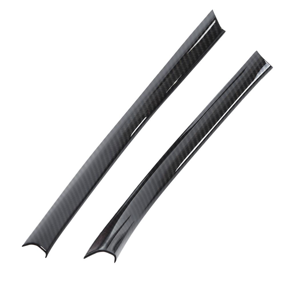 2pcs Car Center Console Side Decoration Strips Trim for Mercedes Benz A W176 CLA C117 GLA X156