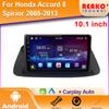 Car Radio Multimedia Navigation GPS For Honda Accord 8 Spirior 2008-2013 Android 14 Wireless CarPlay Stereo Head Unit Screen