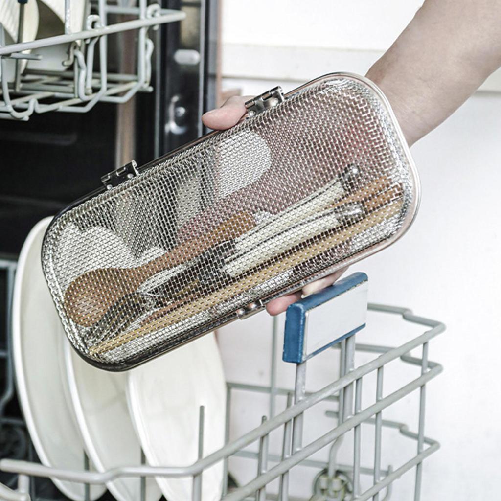 Dishwasher Basket Utensil Rack Cutlery Silverware Basket Storage Holder Chopstick Holder for Drawer Fine Mesh Accessory