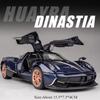 1:32 Pagani Huayra Bc Dinastia Alloy Sports Car Diecast Model Toy With Sound Light Pull Back Doors Opened Vehice Children's Gift