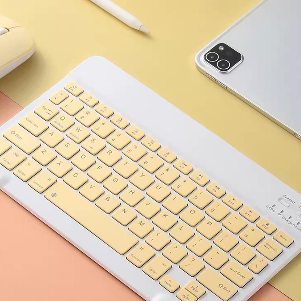 Ультратонкая перезаряжаемая портативная беспроводная Bluetooth-клавиатура для Apple iPad iPhone Samsung планшетный телефон смартфон Android Windows