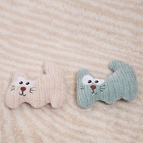 Мультяшный дизайн Игрушки для кошек Вельветовая ткань Крепкий Кошачья мята Погремушка Бумажная игрушка для кошек Мягкий эластичный наполнитель Интерактивная жевательная игрушка для котят и взрослых кошек В помещении