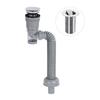 Bathroom Sink Drain Kit with Flexible Expandable P-Trap Leak-Proof Odor Prevention Easy Installation