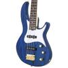 AriaProII Electric Bass SBL Blue Ash Body Maple Neck Rosewood Fingerboard with Soft Case RSB-42AR See-Through 3-Piece