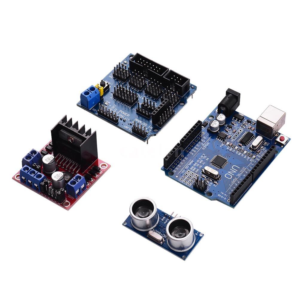 Умный робот-автомобильный сборочный комплект, два колеса, интеллектуальное отслеживание препятствий, беспроводной пульт BT